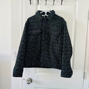 Women's Black Tweed Jacket